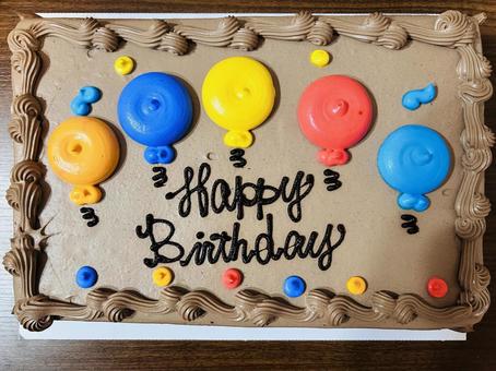 バースデーケーキ バースデーケーキ バースデーケーキ,誕生日,コストコの写真素材