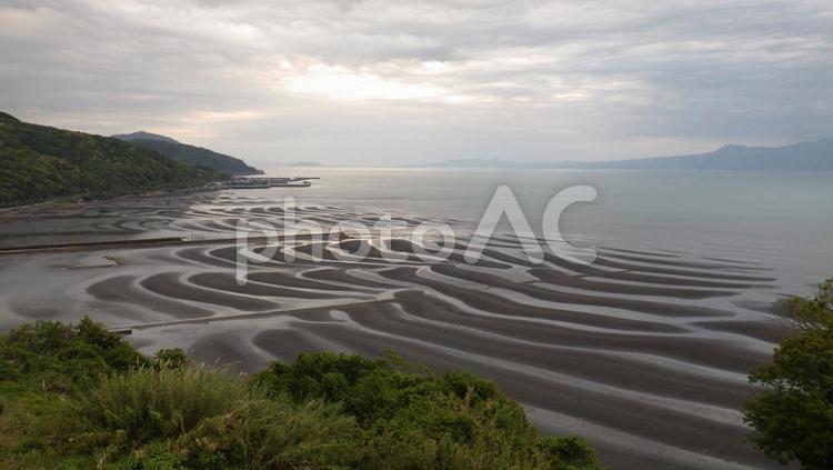 熊本おこしき海岸 天草,おこしき海岸,御輿来海岸の写真素材