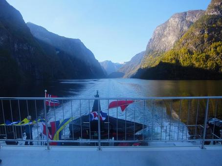 フィヨルドの景観(ノルウェー)の写真