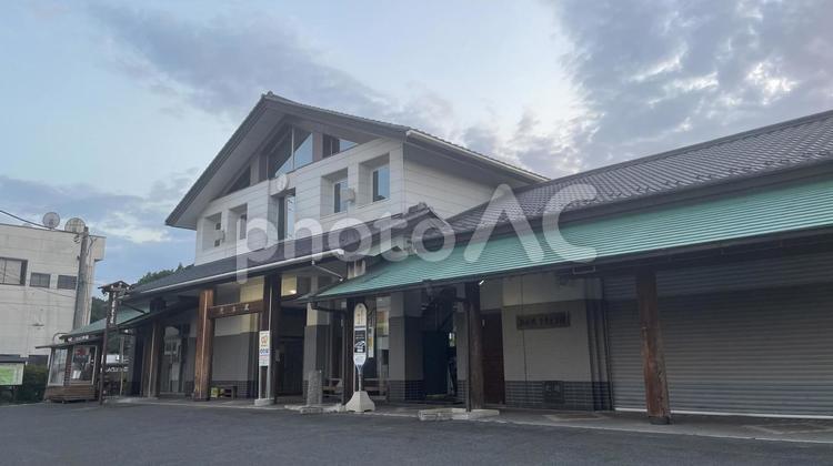 茂木駅（栃木県茂木町） 茂木駅,茂木町,真岡鉄道の写真素材