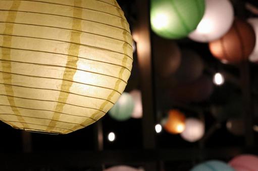 提灯 提灯 提灯,夜,ノスタルジアの写真素材