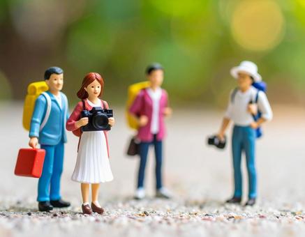 日本の秋を旅するクレイアート人形 日本の秋を旅するクレイアート人形の写真