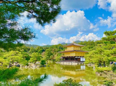 金閣寺 金閣寺 金閣寺,金閣,鹿苑寺の写真素材