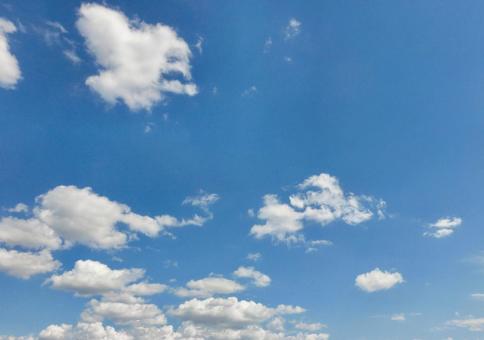 青空と雲 青空と雲の写真