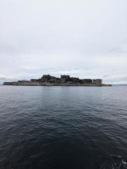 軍艦島全景 軍艦島全景の写真