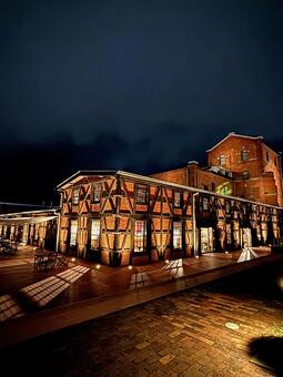 愛知県半田市　産業遺産　赤レンガ倉庫 赤レンガ,倉庫,赤煉瓦の写真素材