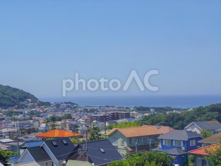 【神奈川県】葉山町の風景 神奈川県,葉山町,絶景の写真素材