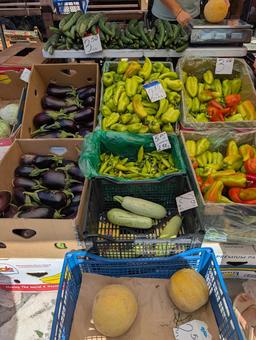 日曜市場 日曜市場 日曜市場,野菜,果物の写真素材