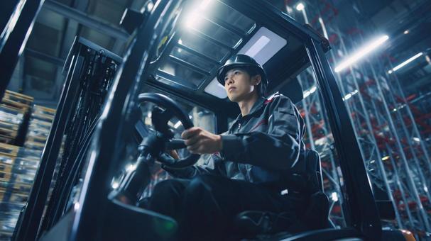 フォークリフト操縦作業の写真