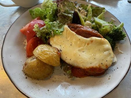 カフェでランチ カフェでランチの写真