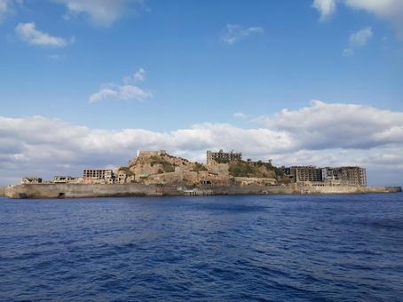 Photo, warships, nagasaki, edge island, 
