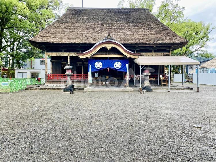 人吉市国宝　青井阿蘇神社 青井さん,青井稲荷神社,宮地嶽神社の写真素材