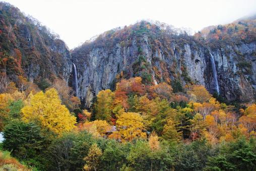 Photo, shinshu, suzaka, yonago waterfall, 