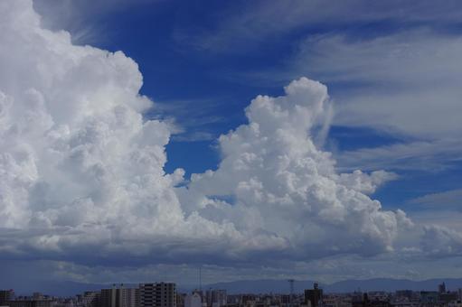 入道雲 青空 雲 空 夏景色 入道雲 青空 雲 空 夏景色の写真