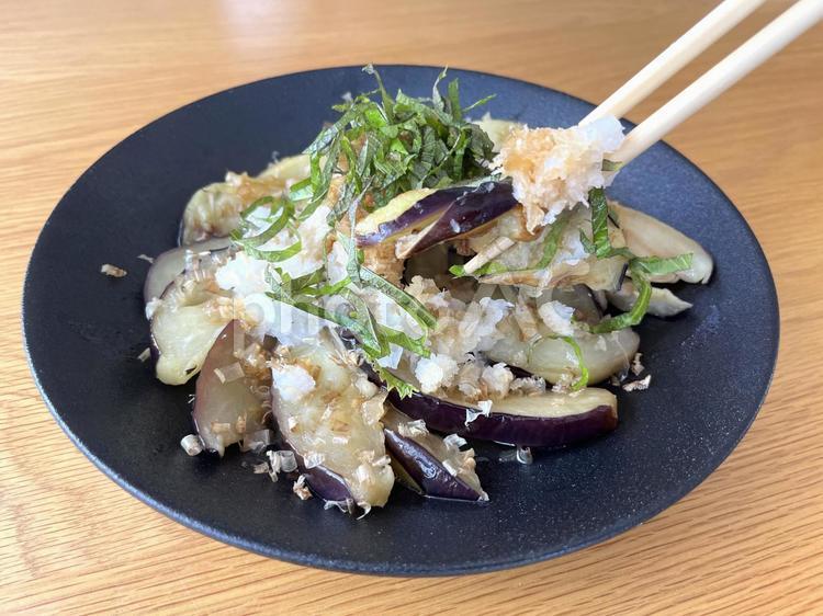 揚げナスのみぞれ掛け４ 茄子,揚げなす,素揚げの写真素材