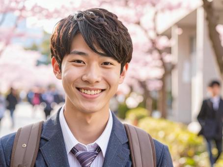 男子高校生の写真