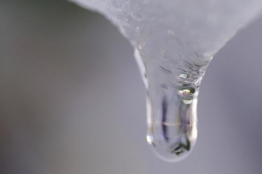 氷の雫 氷の雫 つらら,氷,雫の写真素材