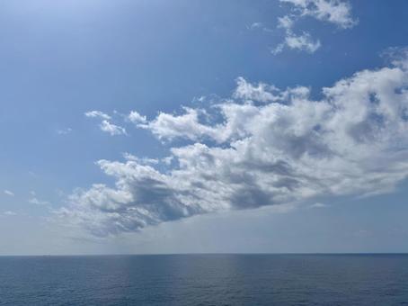 海と雲 海と雲 海,空,景色の写真素材