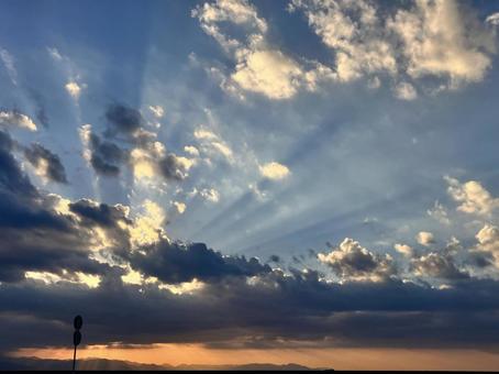 朝日 朝ラン,朝,太陽の写真素材