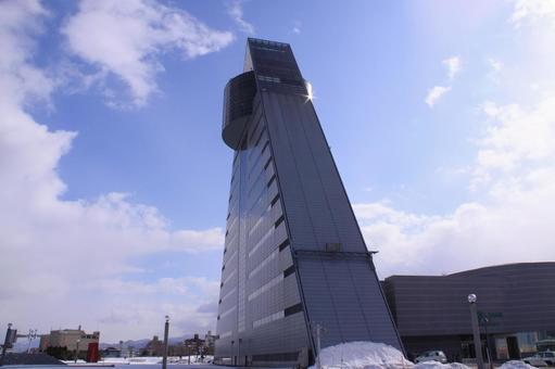 青森市アスパム 青森市アスパム 青森市,建物,街並みの写真素材