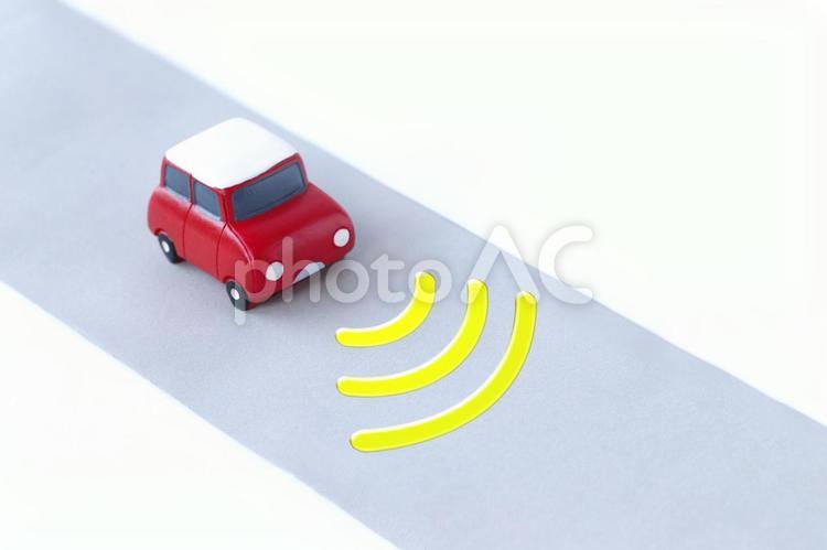 自動ブレーキのイメージ2 自動車,車,運転の写真素材