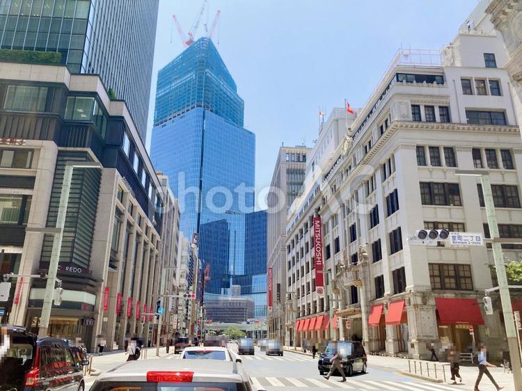 東京風景・日本橋室町 日本橋室町,室町,日本橋の写真素材