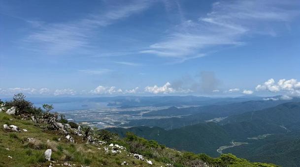 山頂からの景色 山頂からの景色の写真
