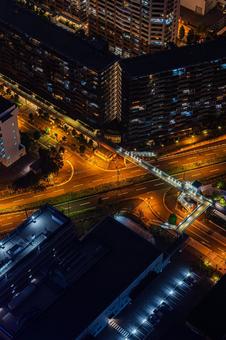 都市夜景 都市夜景 都市夜景,夜景,夜の写真素材