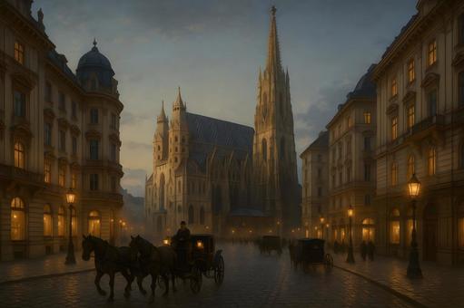 黄昏のシュテファンの写真