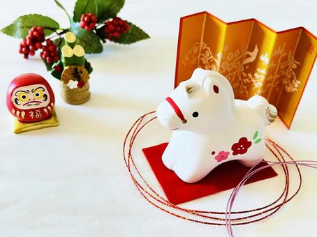 午年 2026年,令和8年,午の写真素材