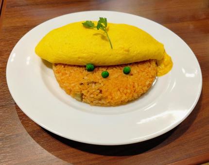 ふわふわオムライス ふわふわオムライス オムライス,洋食,レストランの写真素材