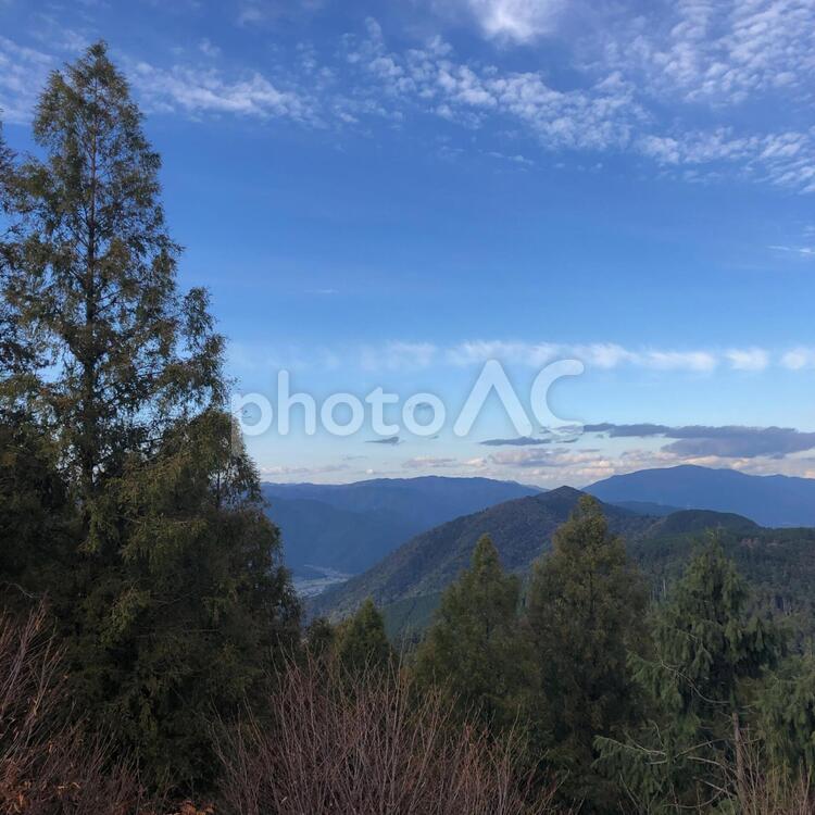 比叡山からの風景 風景,木材,何人もありませんの写真素材