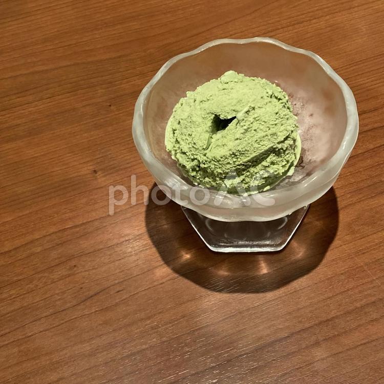 抹茶のアイスクリーム アイスクリーム,抹茶,デザートの写真素材