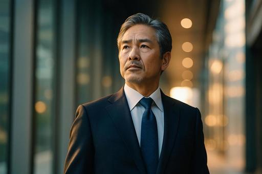 中年ビジネスマン 中年ビジネスマンの写真