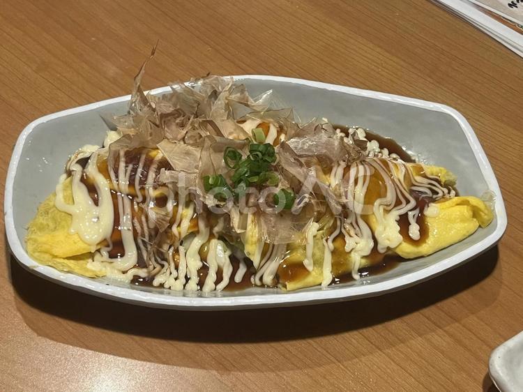 とんぺい焼き とんぺい焼き,卵,料理の写真素材