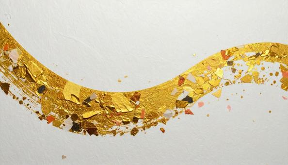 金箔の入った和風素材 金箔の入った和風素材の写真