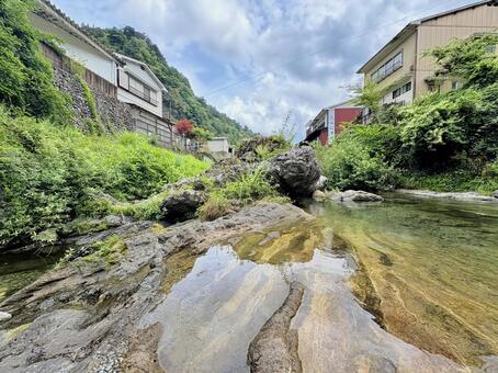 関西の避暑地・洞川温泉 洞川,洞川温泉,奈良の写真素材