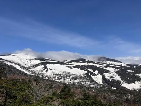 残雪の安達太良山へ登山9 残雪の安達太良山へ登山9の写真