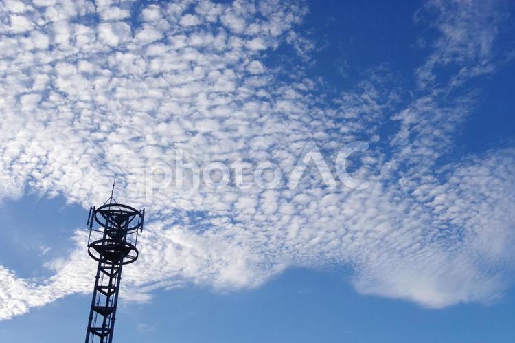 秋の気配を感じる空のイメージ 空,青空,晴れの写真素材