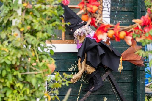 ハロウィンの飾り⑽ ハロウィンの飾り⑽ ハロウィン,飾り,魔女の写真素材