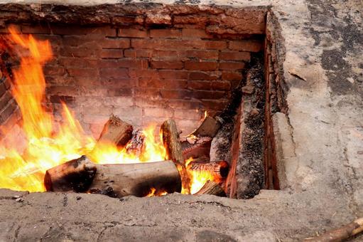 どんど焼き どんど焼き,炎,焚き火の写真素材