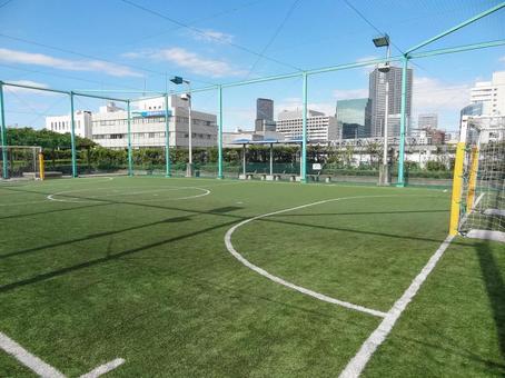 芝浦中央公園運動場のフットサル場 芝浦中央公園運動場のフットサル場の写真
