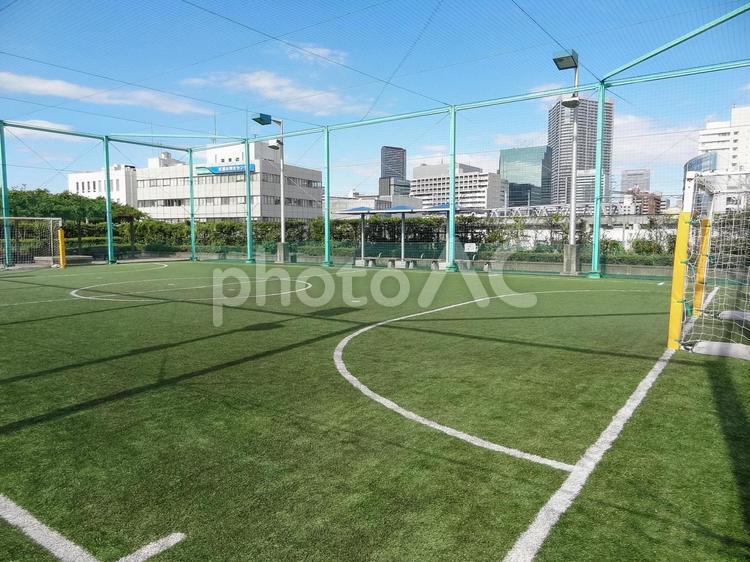 芝浦中央公園運動場のフットサル場 フットサル,芝浦中央公園運動場,屋外の写真素材
