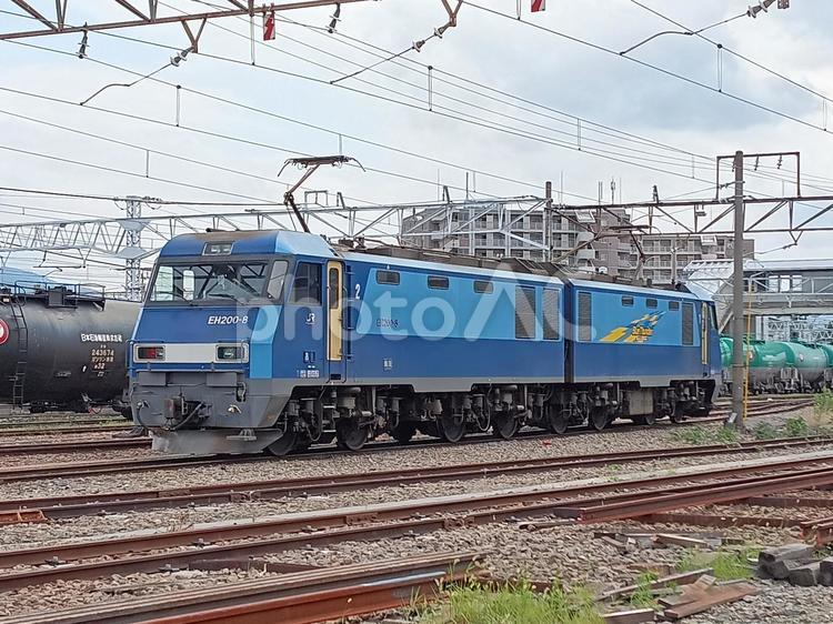 ＥＨ２００ー８ eh２００形,電気機関車,機関車の写真素材