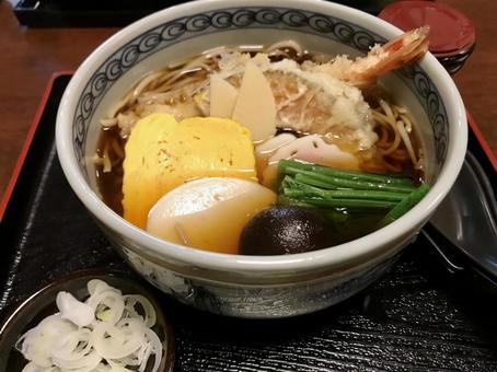 天ぷら蕎麦 天ぷら蕎麦 天ぷら蕎麦,天ぷら,そばの写真素材