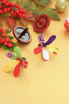 正月イメージ　南天 南天,ナンテン,正月の写真素材