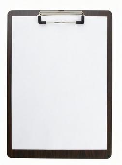 クリップボード クリップボード,紙,白背景の写真素材