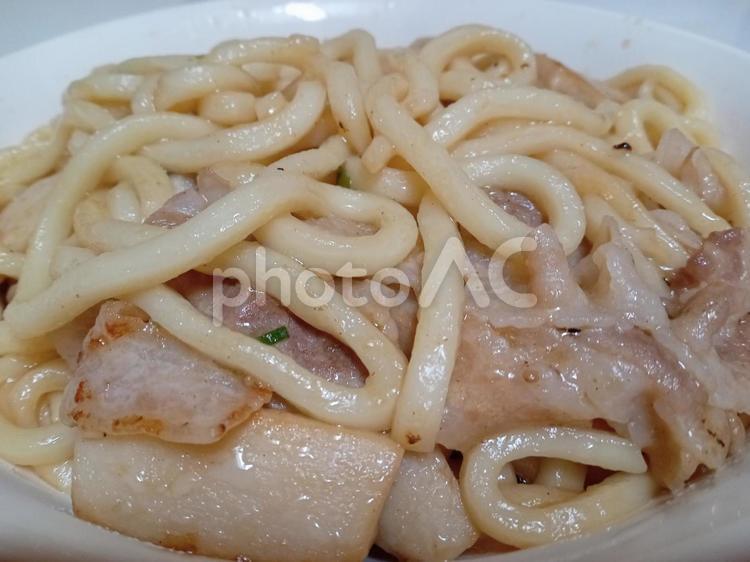 エリンギと豚肉の焼きうどん エリンギ,豚肉,焼きうどんの写真素材