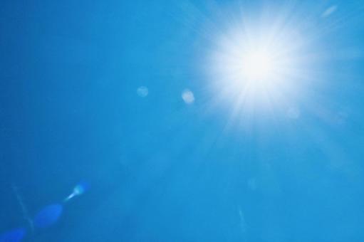 Early summer sunshine, JPG Early summer sunshine, sol, luz, cielo azul, JPG