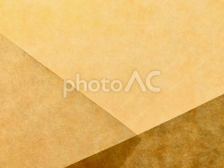 和紙　重ねたうすだいだいと茶色 和紙,紙,和風の写真素材